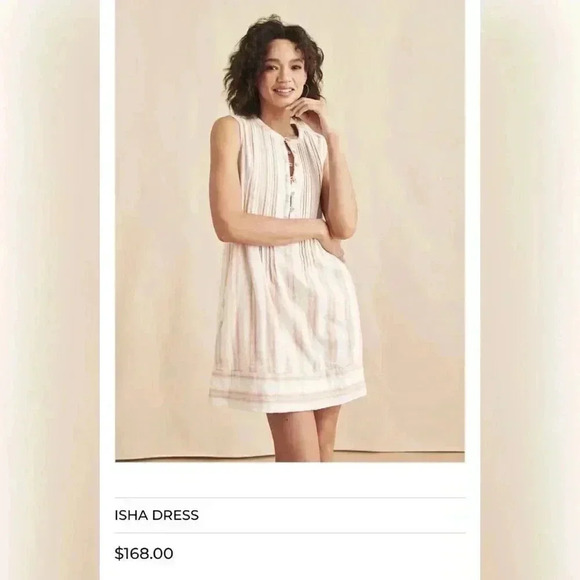 Faherty Isha Stripe Maple Serape Dress NEW WITH TAG - Picture 1 of 8